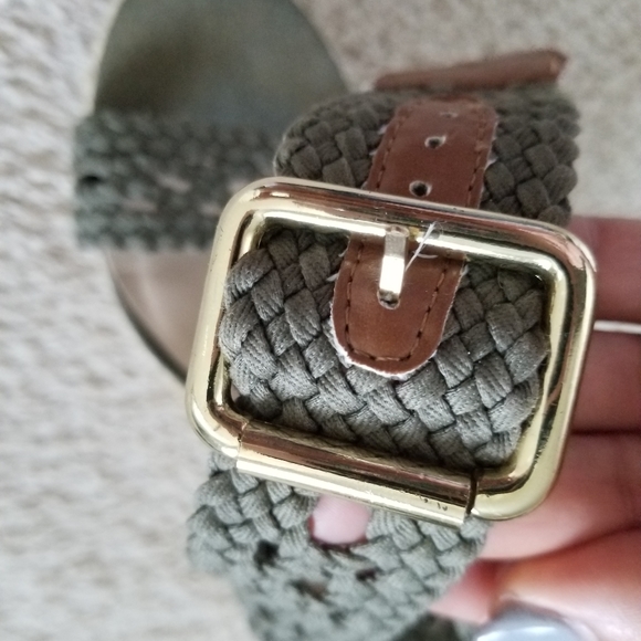 Steve Madden Green espadrillewedges - Picture 4 of 6